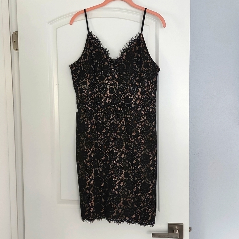 Express Black Lace Dress - Sz L
